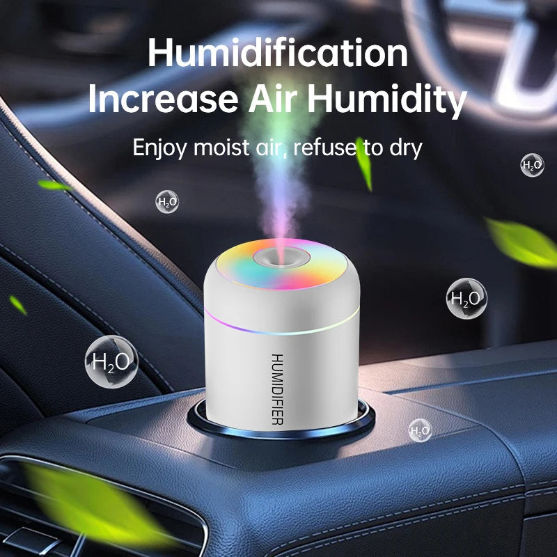 Air freshener with rainbow LED